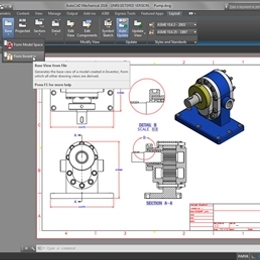 为 3D CAD 制作图面